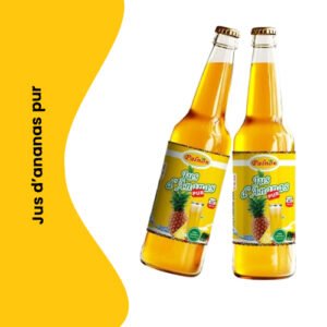 jus d'ananas pur , ananas